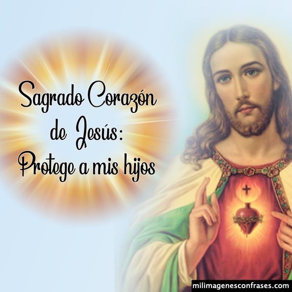 Imágenes del Sagrado Corazón de Jesús con frases